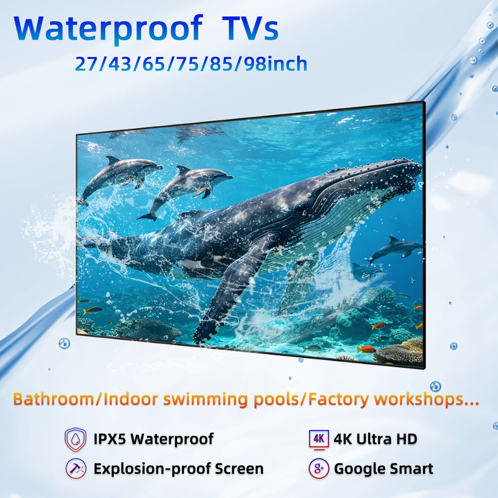 27"~98" Waterproof Smart TV