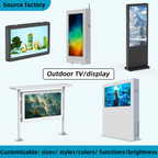 21.5"~98" Outdoor Digital Signage