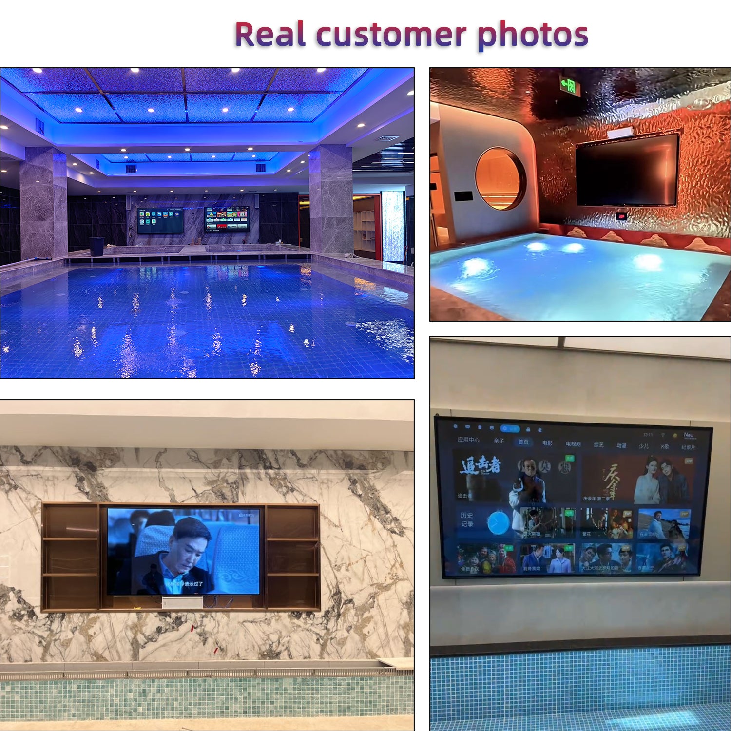 27"~98" Waterproof Smart TV
