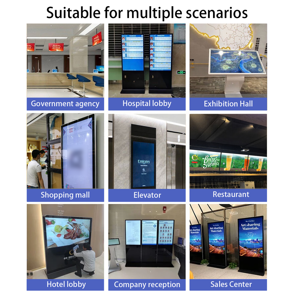 15.6"~98" indoor Digital Signage