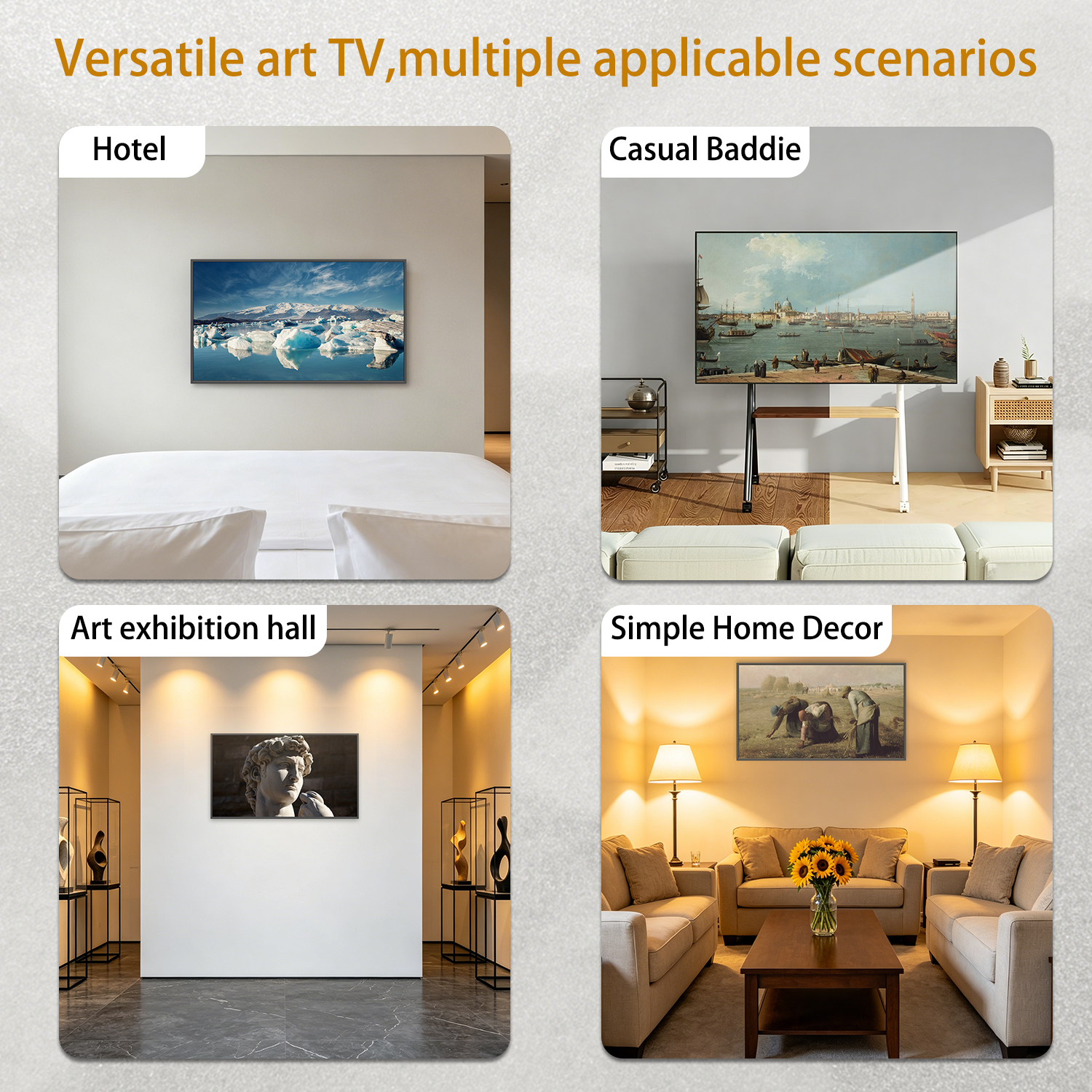 15.6"~55" Ultra-thin TV