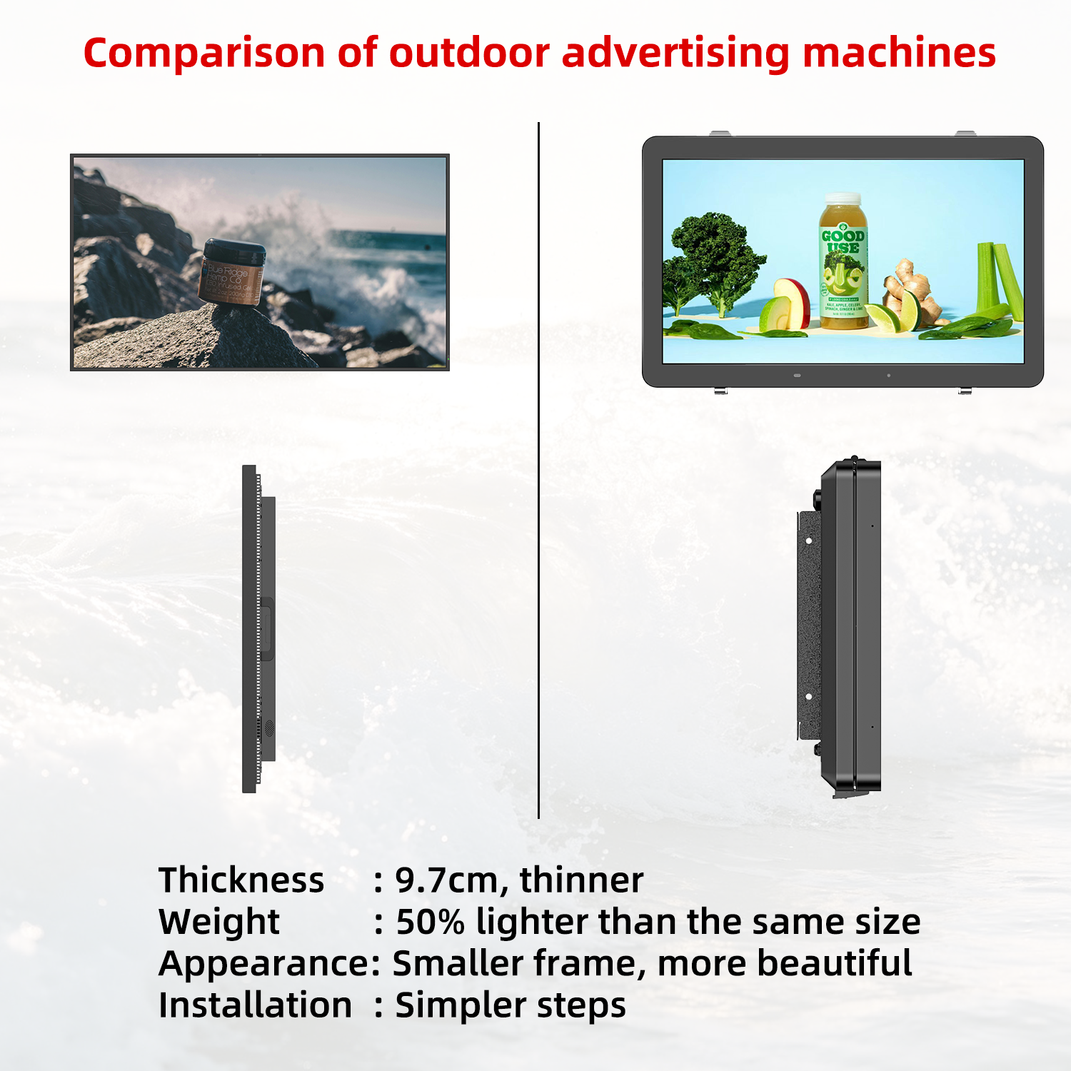 43"~75" Outdoor  Smart TV